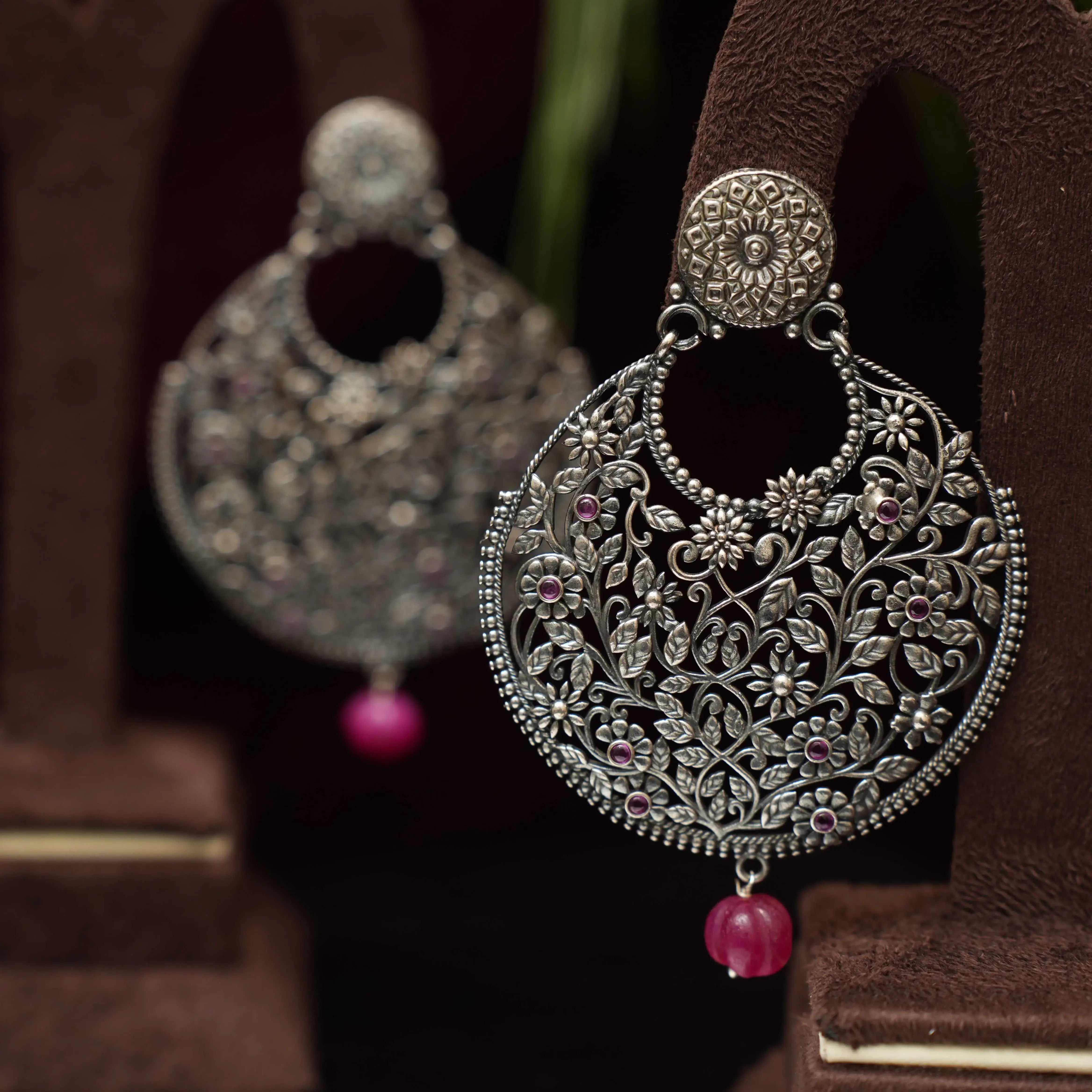 Afgani German Silver Oxidized Jhumki Earrings for Women (DESIGN 343) –  justrealdeal.com